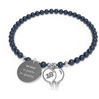 Bracciale 10 Buoni Propositi Donna in Acciaio B5118/BL - B5118/BL